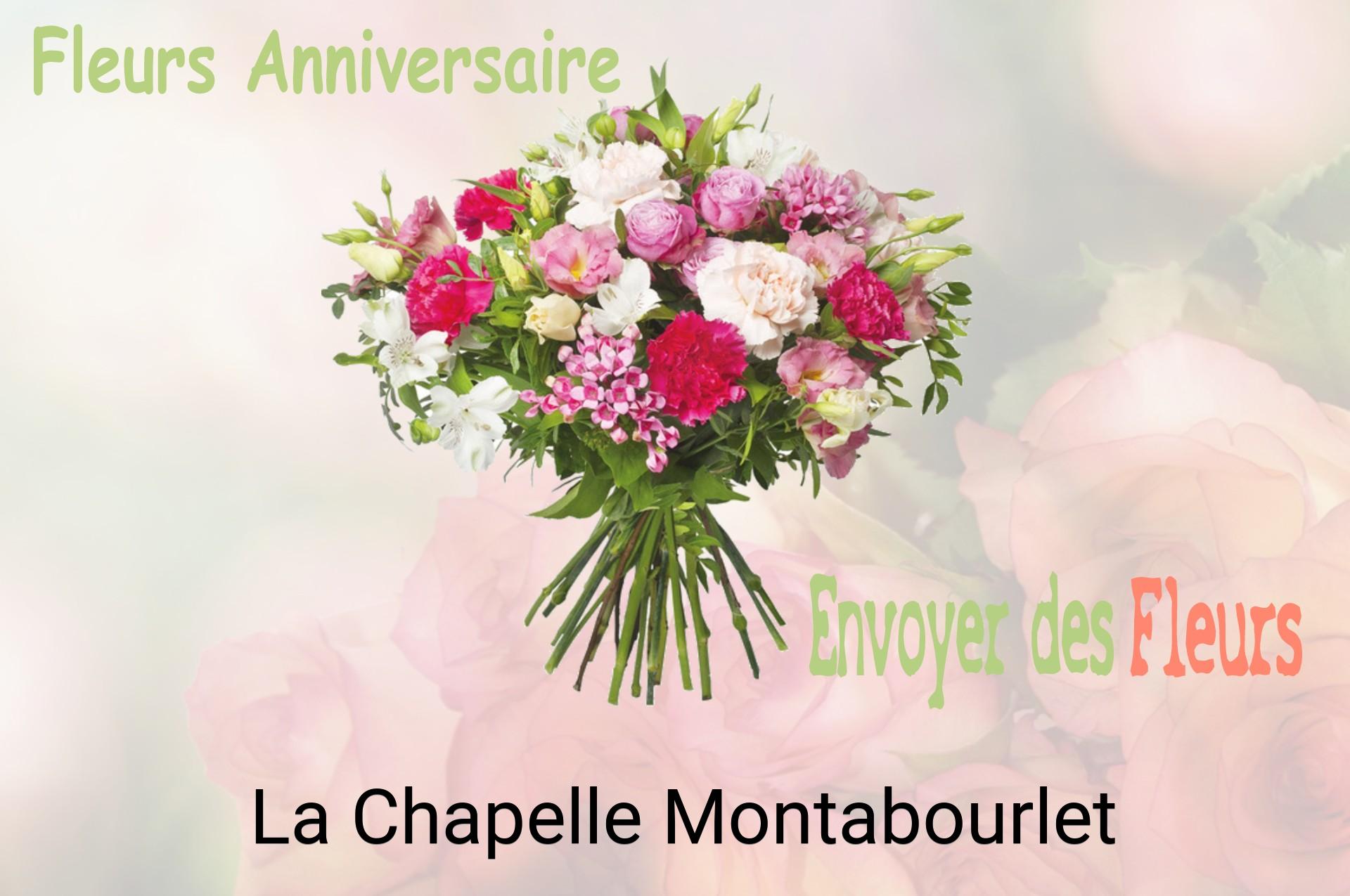 Bouquet de fleurs d’anniversaire livré à La Chapelle-Montabourlet