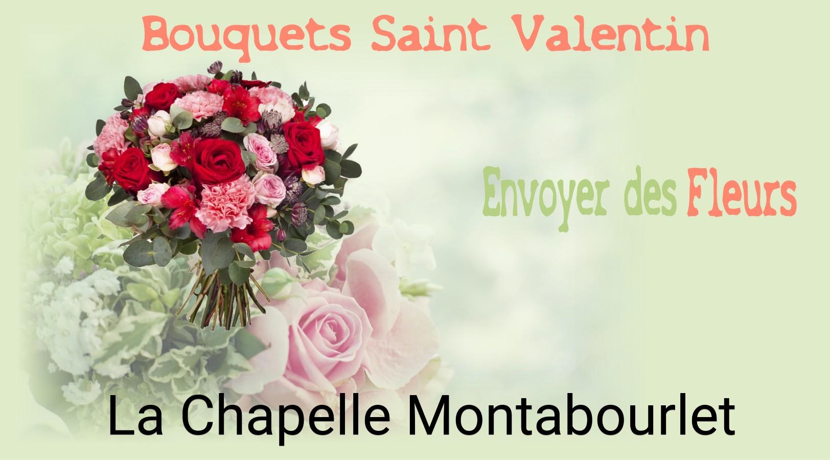 Roses de Saint-Valentin livrées à La Chapelle-Montabourlet